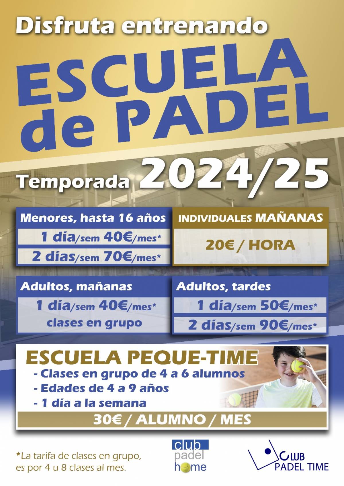 Escuela de Pádel